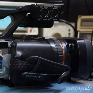 تعمیر لنز دوربین فیلم برداری سونی
