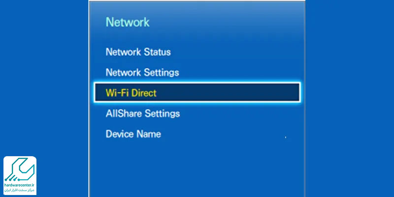 اتصال گوشی به تلویزیون سونی با وای فای دایرکت