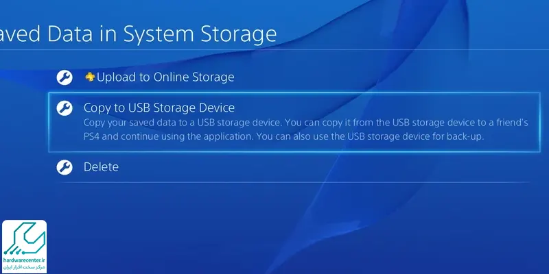 انتقال فایل‌ های PS4 به PS5 با USB