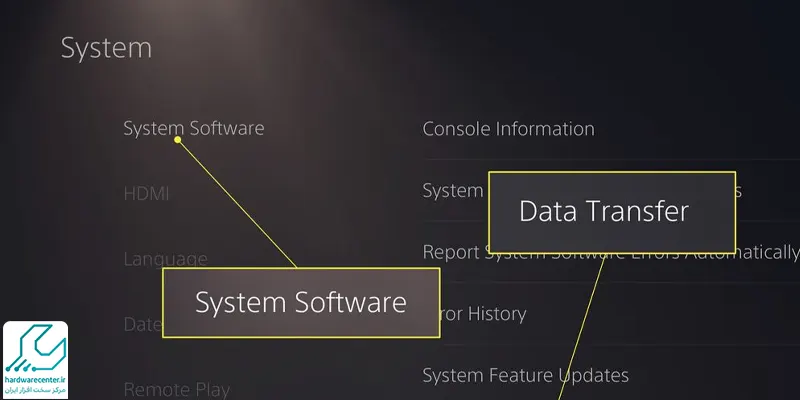 انتقال دیتا از PS4 به PS5 از طریق Data Transfer